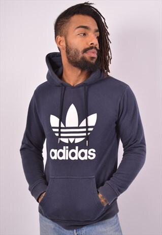 adidas hoodie navy blue