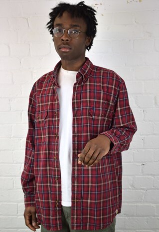 VINTAGE 90'S CARHARTT CHECKED SHIRT