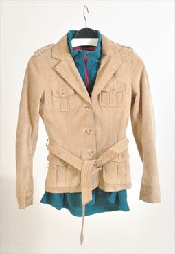 Vintage 00s suede leather jacket