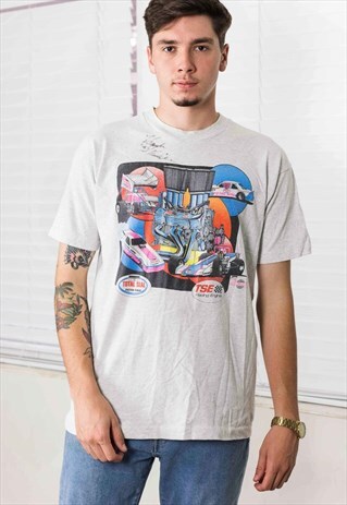 VINTAGE RACING T-SHIRT LOGO 90S X 7.8