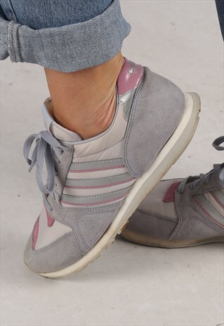RARE 80'S ADIDAS TRAINERS 1987 UK 5 (D4J)