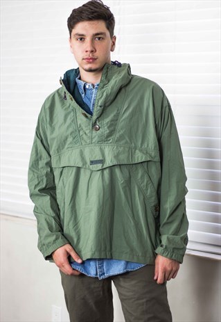 VINTAGE COLUMBIA SHELL JACKET LOGO 90S X 14.6