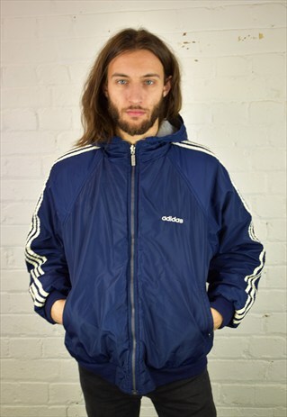 VINTAGE 90'S ADIDAS REVERSIBLE PADDED COAT