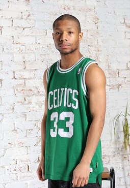 Vintage NBA Celtics Basketball Jersey Top Green