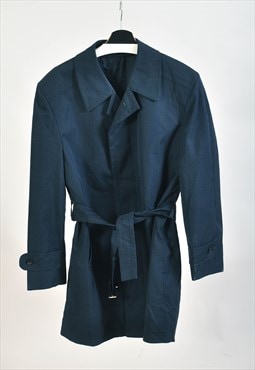 Vintage 90s trench coat in navy
