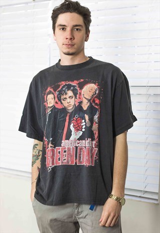 VINTAGE GREEN DAY ROCK BAND T-SHIRT XL 9