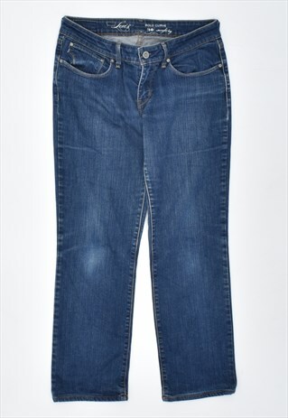 VINTAGE 90'S LEVIS BOLD CURVE JEANS STRAIGHT BLUE