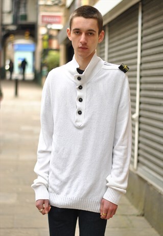 VINTAGE STONE ISLAND SUMMER KNIT JUMPER