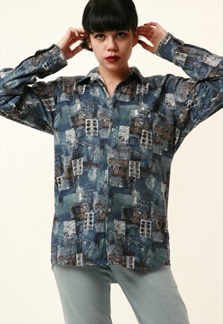 90S MADE IN SWIZ VINTAGE RENATO CAVALLI SHIRT 16204