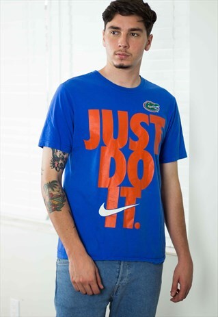 VINTAGE NIKE T-SHIRT LOGO 90S M 6.8