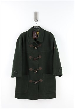 Navigare Montgomery Coat Jacket in Green - M