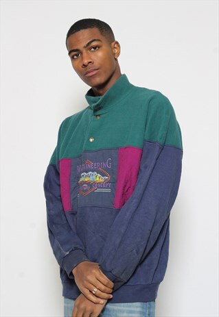 VINTAGE EMBROIDERED FLEECE