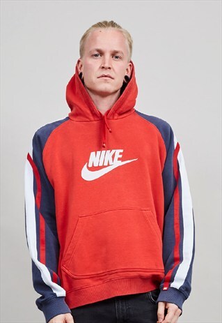VINTAGE MULTI COLOURED 90'S OVERSIZED NIKE HOODIE