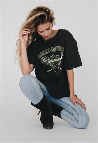 VINTAGE HARLEY DAVIDSON BRISTOL LOGO T-SHIRT
