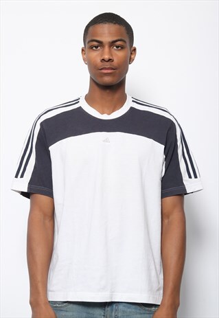 VINTAGE ADIDAS LOGO T-SHIRT WHITE