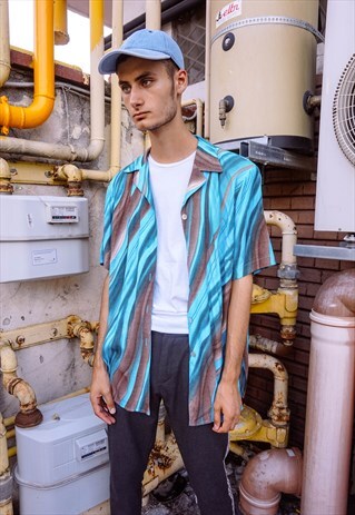 VINTAGE STRIPED COLORFUL SHIRT