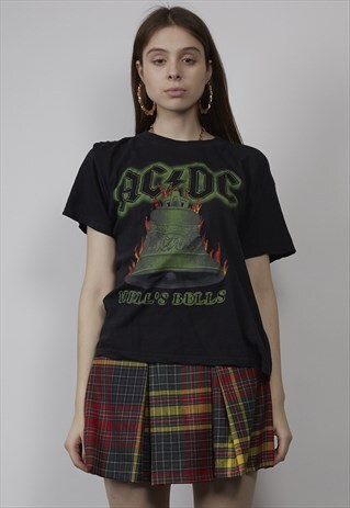VINTAGE 90'S AC/DC HELL'S BELLS BAND T-SHIRT