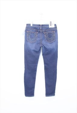 Vintage True Religion skinny jeans in blue. Best fits W32"