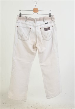 Vintage 00s WRANGLER trousers in white