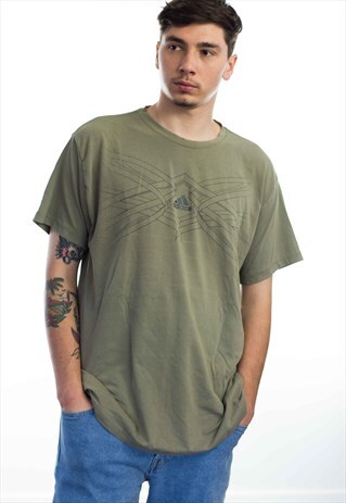 VINTAGE ADIDAS LOGO T-SHIRT 90S XL 7.6