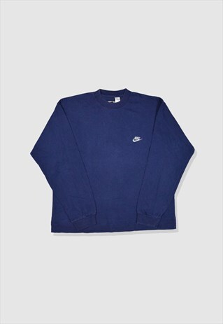 VINTAGE 90S NIKE EMBROIDERED LOGO LONG-SLEEVE T-SHIRT
