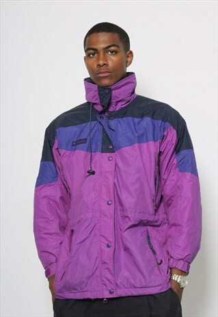 VINTAGE COLUMBIA FLEECE LINED JACKET