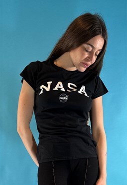 Vintage Y2K NASA Printed T-Shirt