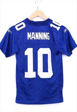 Vintage NFL Reebok New York Giants Manning Jersey Blue