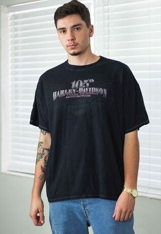 VINTAGE HARLEY DAVIDSON T-SHIRT LOGO 90S X 8.2