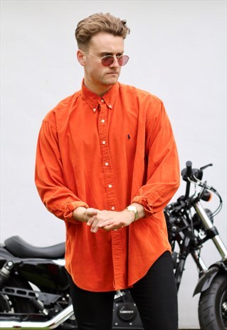 RALPH LAUREN BLAKE BURNT ORANGE VINTAGE SHIRT