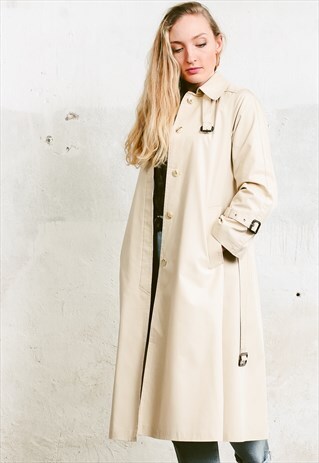 VINTAGE 90S LIGHTWEIGHT TRENCH COAT