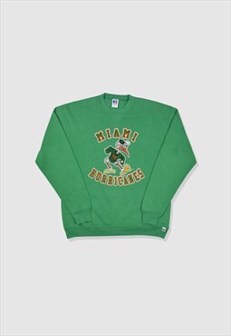 Vintage 90s Russell Athletic Miami Hurricanes Sweatshirt