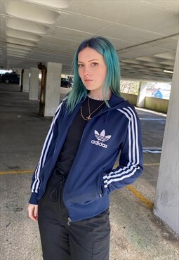Vintage 90s Y2K Adidas Originals Trefoil Track Jacket