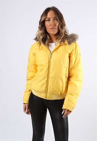 PUFFER BOMBER JACKET RALPH LAUREN SPORTSWEAR UK 12 (C84I)