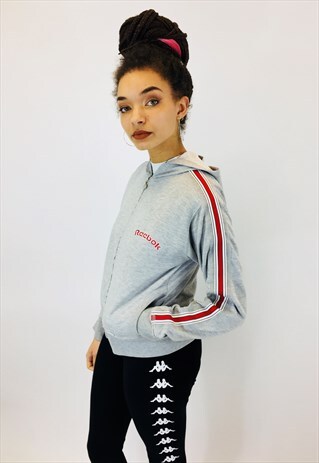 REEBOK SPELLOUT EMBROIDERED HOODIE