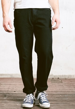 VINTAGE 90S LEE BLACK JEANS