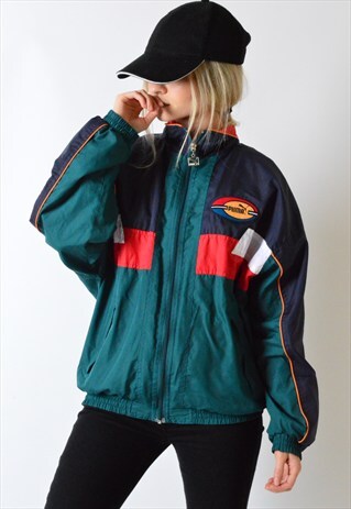 VINTAGE 90S COLOUR BLOCK PUMA SPORTS JACKET