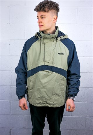 VINTAGE ELLESSE 1/4 ZIP PULLOVER JACKET