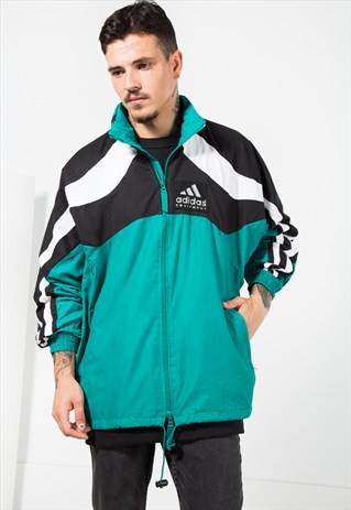 VINTAGE 80S ADIDAS WINDBRAKER JACKET / S1502