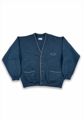YSL VINTAGE 90S GREEN CARDIGAN