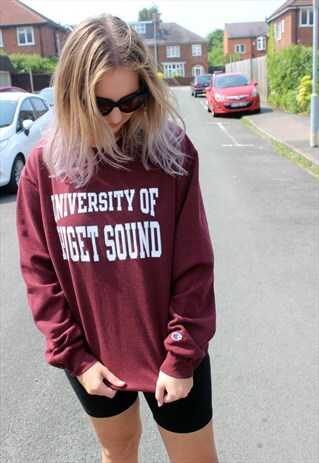 VINTAGE CHAMPION PUGET SOUND USA COLLEGE SWEATSHIRT