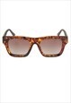 POLARIZED TORTOISE SUNGLASSES MADE WITH LIGHT BROWN LENSES
