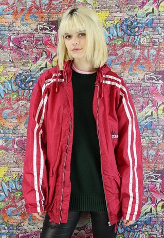 VINTAGE 90S SHELL JACKET/WINDBREAKER. UNISEX SPORTSWEAR.