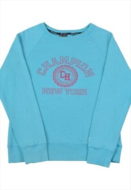 Vintage Champion New York Sweatshirt Blue Ladies Medium