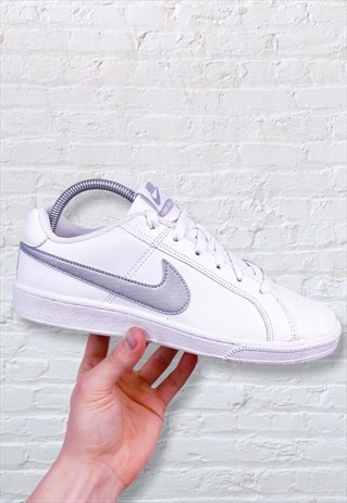 VINTAGE NIKE TRAINERS COURT ROYALE WOMEN'S WHITE UK 5.5