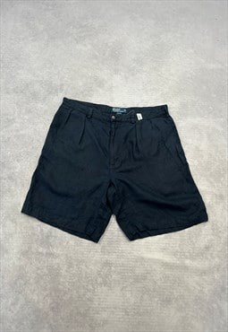 Vintage Polo Ralph Lauren Shorts Blue Chino Shorts 