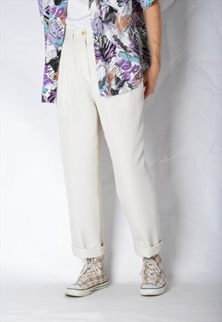 VINTAGE 90S UNISEX BEIGE PANTS