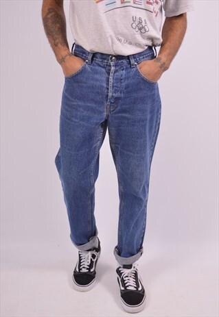VINTAGE VALENTINO JEANS SLIM FIT BLUE