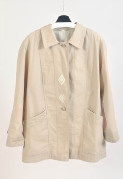 Vintage 80s coat in beige