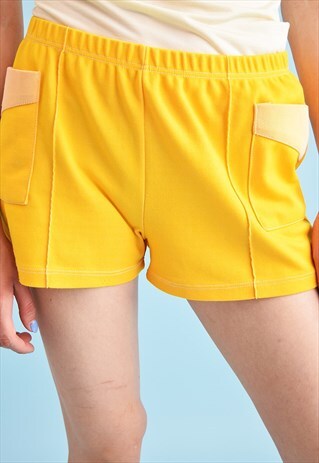 70'S RETRP REGULAR WAIST ATHLEISURE SPORTS SHORTS